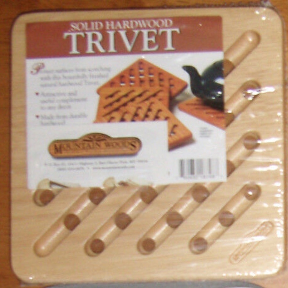 Solid Hardwood Hot Pot cooling Rack Trivit